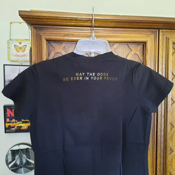 3/$10 The Hunger Games Logo Mockingjay Graphic Crew Neck Tee - Black - Picture 8 of 16